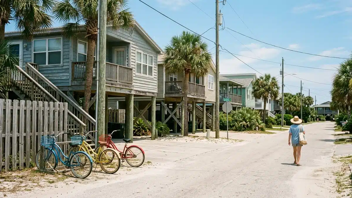 Beach house neighborhood where renting directly from an owner can reveal extra costs